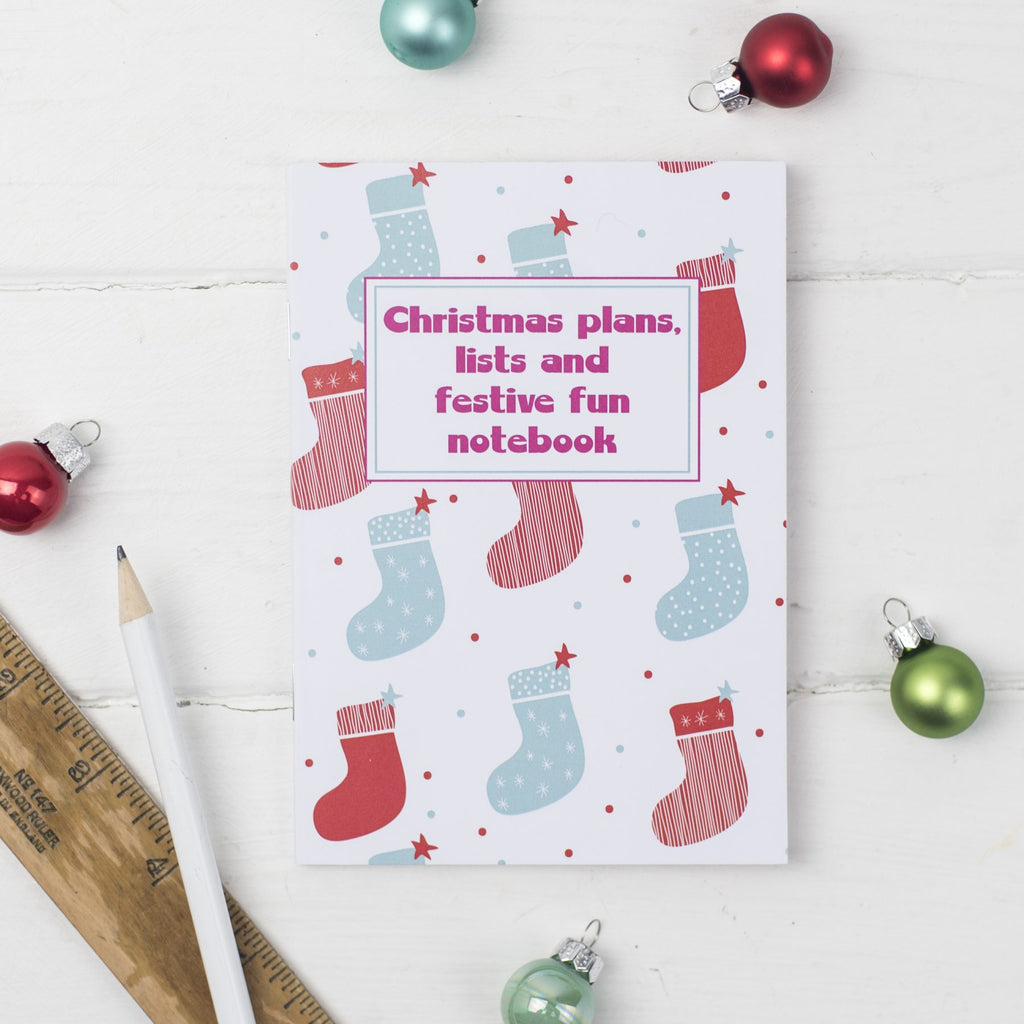 Christmas Plans, Lists And Festive Fun Notebook