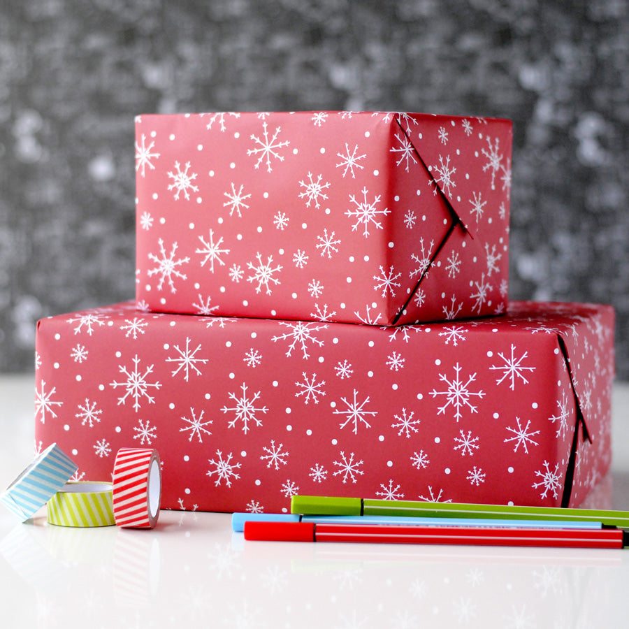 Snowflake Christmas Wrapping Paper