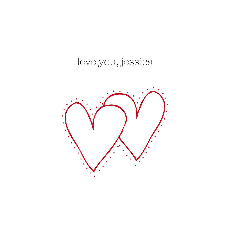 Love You Card (option to personalise)