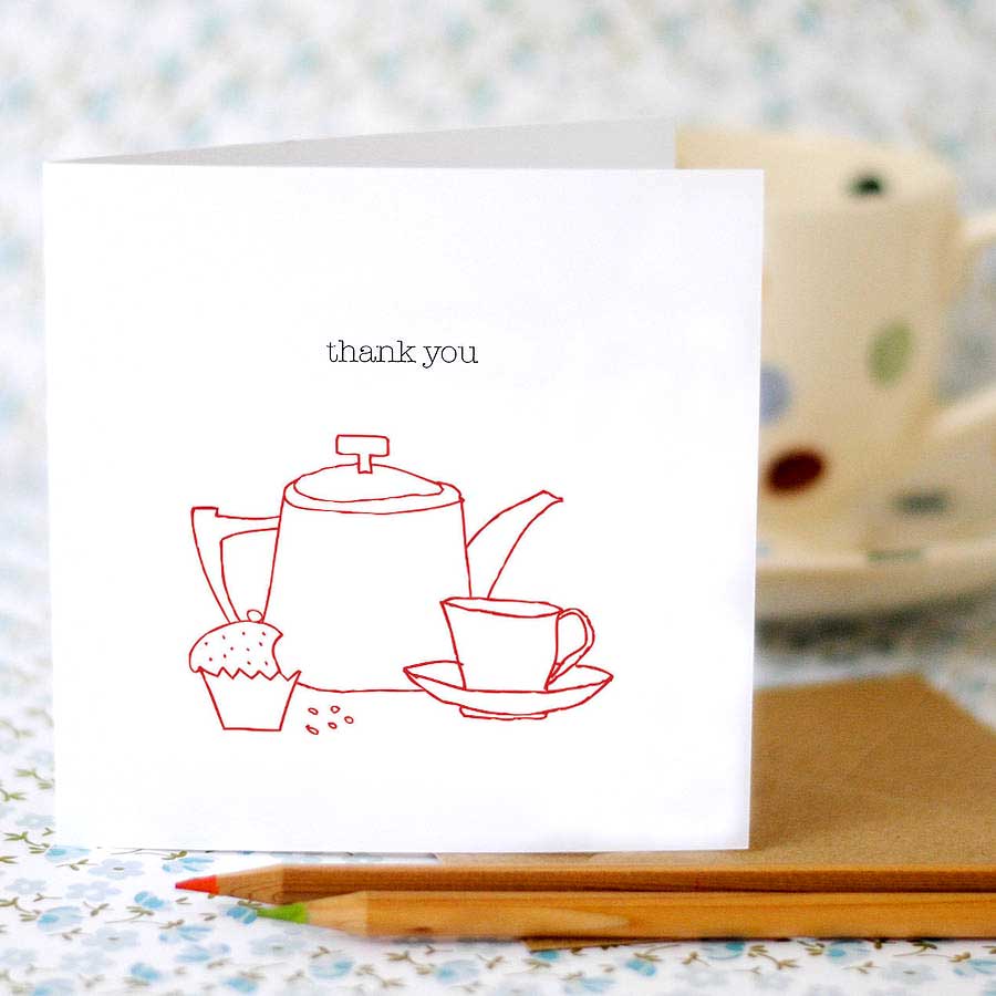 Set of Six Thank You Cards